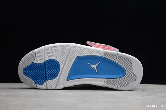 308497-105  Military Jordan 4 Retro 308497-105 Air Blue 0219